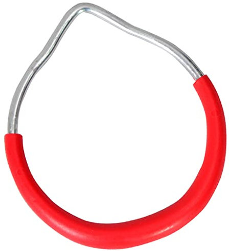 Perfeclan Kinder Schaukelringe Klettern Ringe Garten Klettergeräte und Schaukeln Turnringe Trapezring Gymnastik Seilringe Gym Rings Turngeräte für Innen-Außenraum Garten Schaukel (ohne Seil)