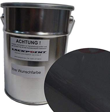 Lackpoint 1 Litro 1K Resina Sintética Pintura para Audi LY7C Gris Nardo