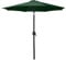 MasterCanopy 270 cm Sonnenschirm Patioschirm Gartenschirm Terrassenschirm Tischschirm Martkschirm 8 Rippen, Dunkelgrün
