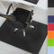 Floordirekt Bodenschutzmatte für Hartböden - farbige Bürostuhlunterlage Bodenmatte Stuhlunterlage aus Polypropylen - Stärke: 1,9 mm (90 x 120 cm, Schwarz)