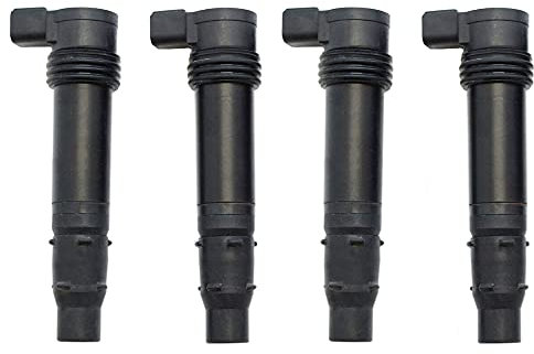Amrxuts 4 Stück pro Packung F6T570 F6T560 21171-0029 Motorrad Zündspule passt für KAWASAKI ZX-6R NINJA ZX636 ZX600 ZX6R ZXR9F ZX R9F 636 2003-2016