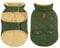 CITÉTOILE Wintermantel Hundemantel, Warme Winterjacken mit Fleece für Hunde,Hundejacke Hundekleidung Hundepullover Dog Coat mit Geschirr Loch für Chihuahua Dackel, Grün, L