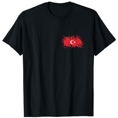 Türkei Flagge Türk Bayragi Design Damen Herren Deko Türkiye T-Shirt