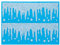 TIB Heyne Fensterbild Eiszapfen Kristalle Schneeflocken Glitzer Eiskristalle 30x40cm