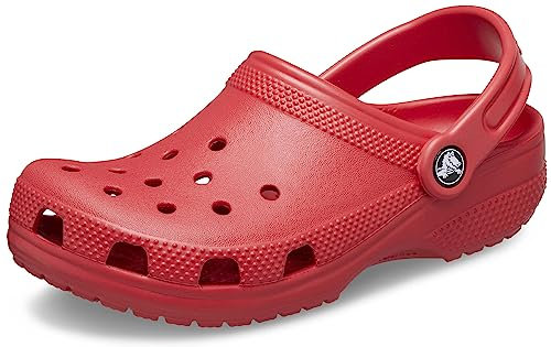 Crocs Unisexe Enfant Classic Clog K Sabots, Varsity Red, 28/29 EU