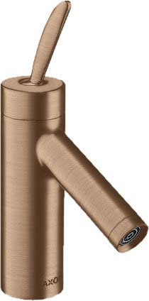 hansgrohe AXOR Starck Classic Einhebel-Waschtischmischer 70 mit Zugstangen-Ablaufgarnitur, 10010310, Farbe: Brushed Red Gold
