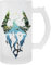 GENIGMAE Skyrim Nature Logo Tazza Trasparente Per la Birra Mug For Beer