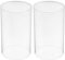 OSALADI 2Pcs Hurricane Candle Holder Sleeve, Glass Open Ended Candle Holder Clear Cylinder Candleholder for Candles Wax Melt Warmer