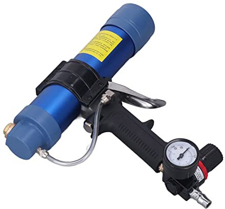 Okuyonic Pistolet Colle Pneumatique, Pneumatique Verre Pistolet à Air Comprimé pour Pistolet à Calfeutrer Vanne de Régulation de Pression