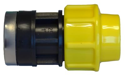 Jardibric - Raccord Compression Ø25 Femelle 26x34 (1) PN10 - Raccord Tube PE pour Arrosage Automatique Enterré