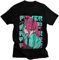 Men's Power Chainsaw Man T Shirt Short Sleeve Cotton Tshirt Handsome T-Shirt Leisure Harajuku Anime Manga Tees Slim Fit Clothes Size M Black