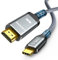 Highwings USB C auf HDMI Kabel 4K@60Hz 4.5M, USB C HDMI Kabel UHD Thunderbolt 3/4 Kompatibel für iPhone 16/15 Pro, für MacBook Pro/Air, für iPad Pro/Air, für Surface, für Galaxy usw