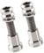Baoblaze 2 Set Bike Stem Bolts Nuts Kit Accessories Repair Handlebar Metal Parts Stem Bolts Nuts for Cycling, Mountain Bikes, 23mmx8mm