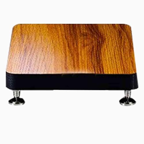 Bandeja de altavoces pies amortiguadores estantería base placa amortiguadora estéreo subwoofer amortiguadores chasis del altavoz equipo pies fuerte capacidad de carga, sólida y no temblar no hace daño