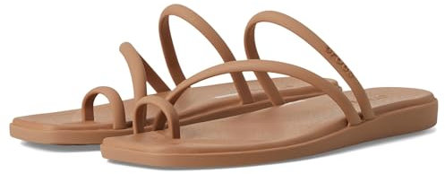 Crocs Women's Miami Toe Loop Sandals, Milk Chocolate, 4 UK Women