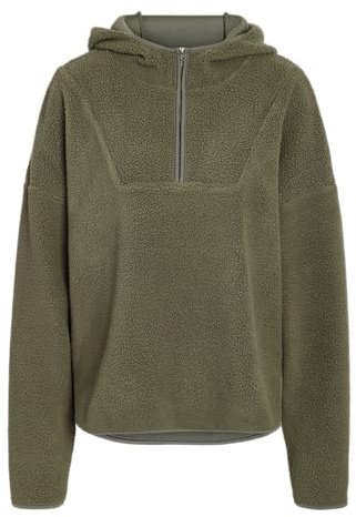 Noisy May Damen Nmcozy L/S Halfway Zip Sweater JRS Noos Kapuzenpullover, Kalamata, XS EU