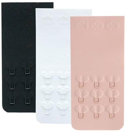 Yarbar Extensores de sujetador 3 ganchos Bra Extenders Extensores de sujetador Extensión de sujetador