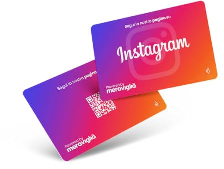 Aumenta tus seguidores de Instagram sin esfuerzo | Tarjeta NFC+Código QR | Compatible con Android e IOS