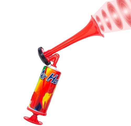 Lufthupen - Sport Lufthupe Laute Stadion Horn | Super Blast Handpumpe AirHorn Trompete Größe Horn Trompeten Spielzeug Handheld Luftdruck Fanfare Pumpe für Sportveranstaltungen Geburtstag Teil