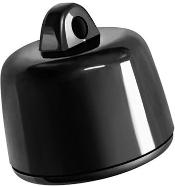 MaNMaNing Mini-Haustier-Ortungsgerät für Katzen, kompatibel mit & Android, weltweite Standortverfolgung, Keine monatlichen Gebühren, für jedes Halsband geeignet (Black, 1.2x1.7x1.7cm)