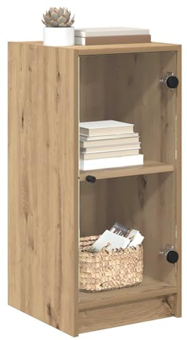 vidaXL Sideboard Artisan oak 35 x 37 x 76 cm Engineered Wood
