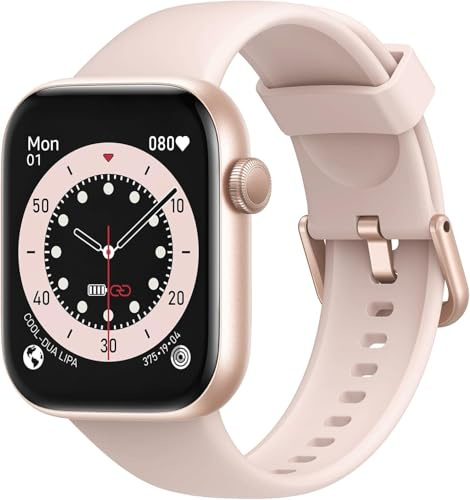 AcclaFit Montre Connectée Homme Femme avec Appels Bluetooth, Écran 1.85 HD Smartwatch Sport (140+ Modes), Cardiofréquencemètre, SpO2, Moniteur de Sommeil, Podomètre Étanche IP68 pour Android iOS