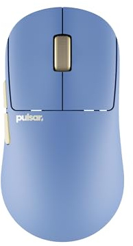 Pulsar Gaming Gears X2N Crazylight Gaming-Maus kabellos, Mittel, Ocean | Ultraleicht 1.38 oz (39g), Symmetrisch, Narrow Side, Mittelhoher Heckbuckel, Relaxed Claw/Claw Grip, XS-1, 32K DPI, 8K