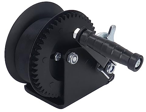 Generic Petit Treuil de Remorque Robuste de 1600 Lb avec Poignée Ergonomique, Treuil à Cliquet à Double Direction pour le Chargement de Camions et de Remorqueurs
