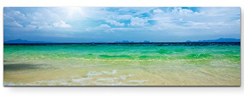 Leinwandbilder | Bilder Leinwand 150x50cm sonniger Strand in Thailand