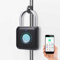 Fingerabdruck-Vorhängeschloss App Locker Lock Phone App Entsperren, Remote Recording Entsperren, Bluetooth-Schloss für Schließfächer, Schulschließe, Gepäck