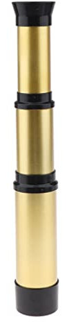SM SunniMix Fernrohr Fernrohr Fernglas Piraten Kostümzubehör, Golden