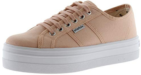 victoria Plataforma Basket Barcelona Lona 109200-WOMEN para Mujer Cuarzo 37