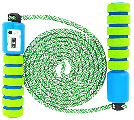 Corda per Saltare Bambini,Corda per Saltare Regolabile,Corda per Saltare Regolabile velocità,Corda per Saltare Regolabile,Bambini Corda di Salto,Corda per Saltare per Contatore per Lo Sport (B)