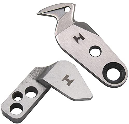 CKPSMS Brand - 07028PR-T121+07032CL-T121 Alloy Steel Embroidery Knife (Moving + Fixed) for Tajima & SWF Machines