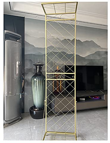 YJKJ Rankhilfe, Pflanzstütze, Idyllische Indoor- Und Outdoor-Pflanzen Klettern Blumenständer,Gold