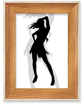 Beauty Gift – Schöne Frau mit Silhouetten Bilderrahmen aus Holz für Büro, Gemälde, Kunst, Malerei, mehrere Sets