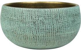 Ter Steege Blumentopf-Pflanzenschale Türkis D 28 cm H 13 cm