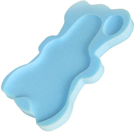 Alfombra de esponja de baño de bebé, cómoda colchón de esponjas de baño de bebé anti bacteria y alfombra de baño a prueba de skid (azul)