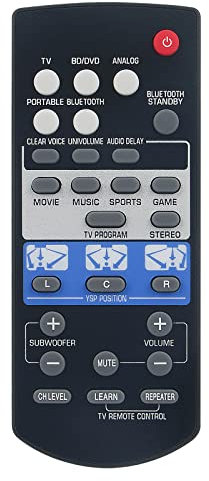 Replacement Remote Control Fit for Yamaha Digital Sound Projector Sound Bar YSP-1400 YAS-152 ATS-1520 Remote FSR80 ZG80760