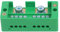 predolo Morsettiera di Distribuzione Dell'alimentazione 2 in 4/6/8/12 Connettore a Filo Morsettiera Universale Facile Da Installare Morsettiera per Scatola di, 2 in 8 Verde