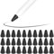 SIXFU Cover Compatible with Apple Pencil Tips, Silicone Nibs Protector for Apple Pen 1 and 2 Gen iPencil Tip Paper Feel Cap Accessories(Black * 30)