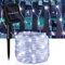 Herrselsam Solar LED Lichtschlauch 20m 200 LEDs Solar Lichterkette Außen IP65 Wasserdicht LED Schlauch Kaltesweiß 8 Modi Lichterkette für Garten Baum Party