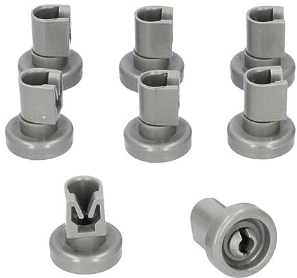 Sparesbarn 8 Stück Ersatz Geschirrspüler Rollen für Electrolux Zanussi 50286967000, ersatzteile Räder für oberen Korb