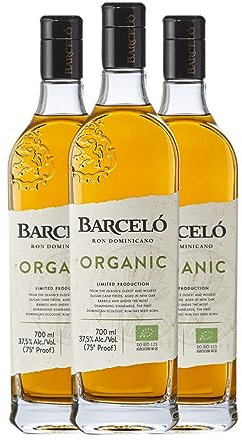 Ron Barceló Organic 70 cl (Caja de 3 Botellas de 70 cl)