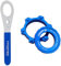 Ezweiji Bremsscheibe Centerlock, Fahrrad Center Lock Adapter auf 6 Loch MTB Fahrrad Fitting Adapter Scheibenbremse Boost Hub Spacer Fahrradteil, Inklusive Montageschlüssel (Blau)