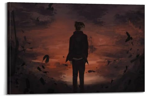 Impr Anime-Poster Attack on Titan Eren, dekoratives Gemälde, Leinwand, Wandposter und Kunstdruck, moderne Familienschlafzimmer-Dekoration, Poster, 20 x 30 cm