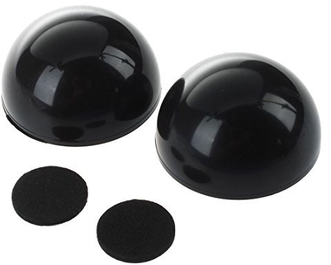 watera 2 Pcs Laptop Notebook Black Antiskid Cool Ball Cooler Stand Pad