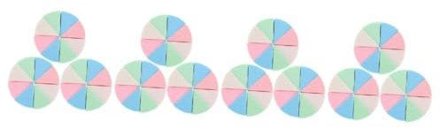 FOMIYES 12 Sets Cosmetic Sponge Egg Makeup Blending Sponge Makeup Puff Powder Puff