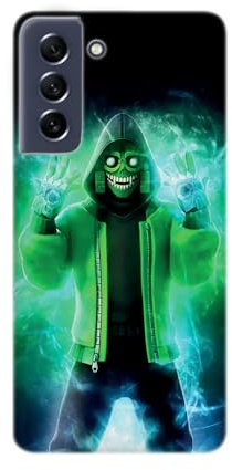 SUPER FABRIQUE Transparente Schutzhülle für Samsung Galaxy, bedruckt in Frankreich, Videospiele, Fortnite Spectre (Galaxy S21 5G)