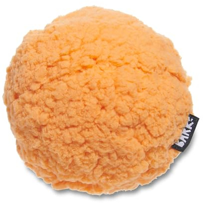 Barkbox Cheeze Brawl Super Chewer Plush Toy with Hard Core Center, Large | with Hard Core Center